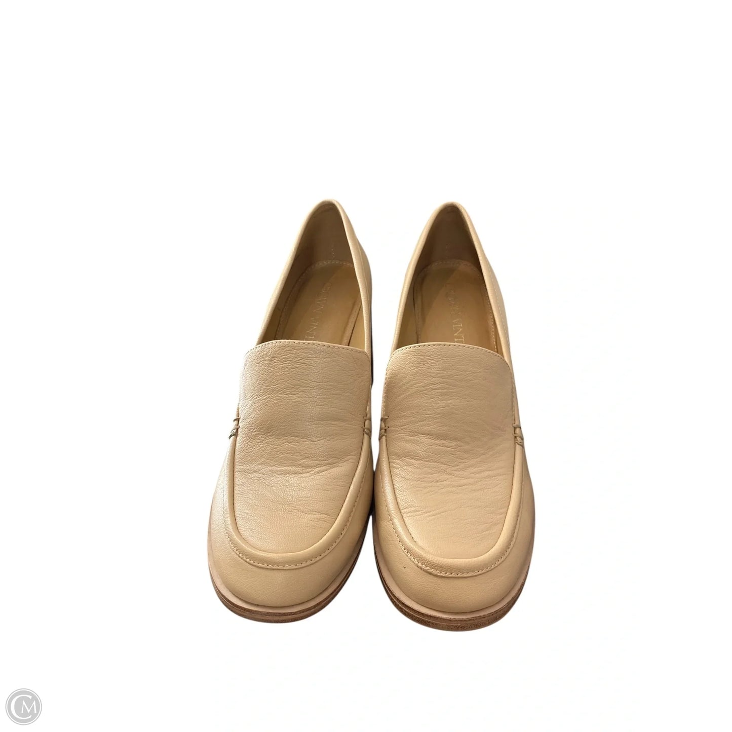 Shoes Heels Block By Crown Vintage In Tan, Size: 9