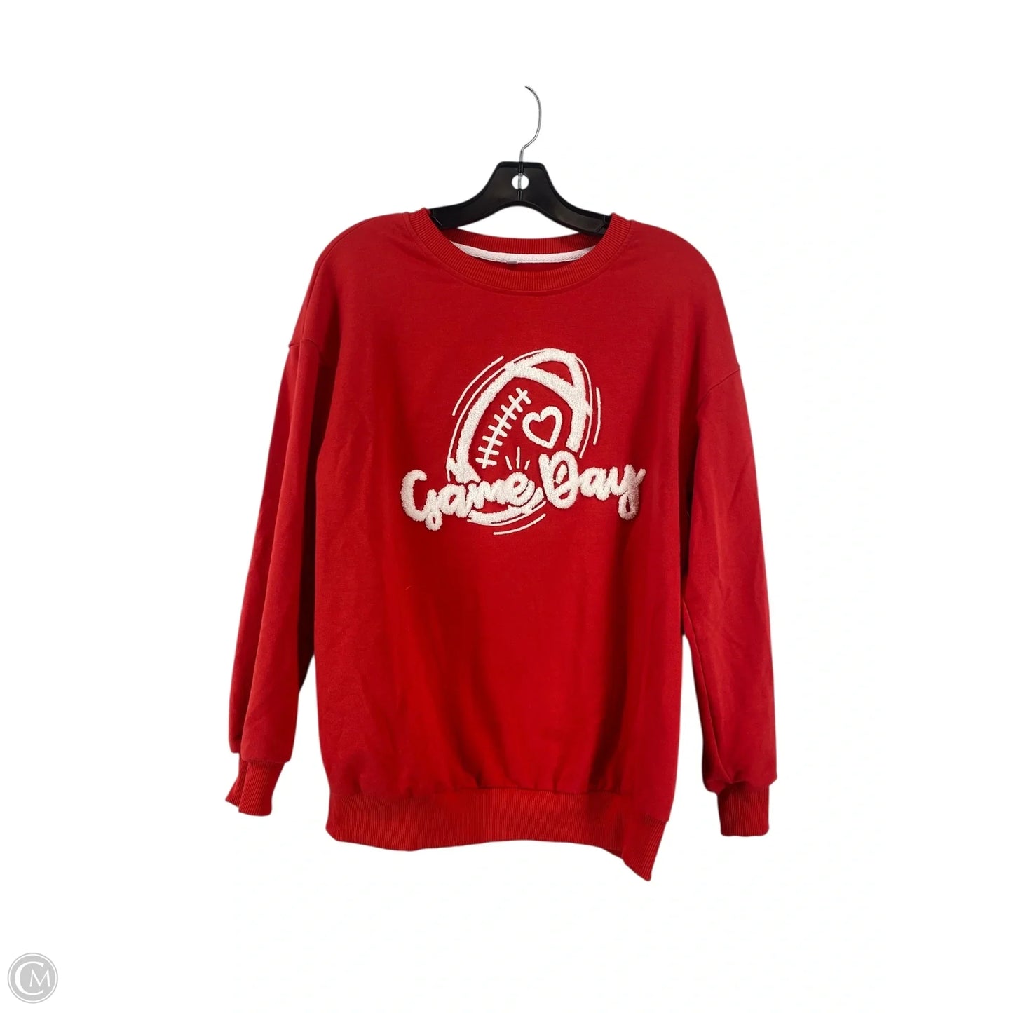 Sweatshirt Crewneck By Cme In Red, Size: S