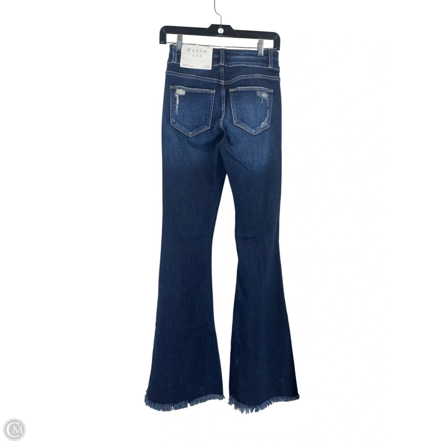 Jeans Flared By Cme In Blue Denim, Size: 0