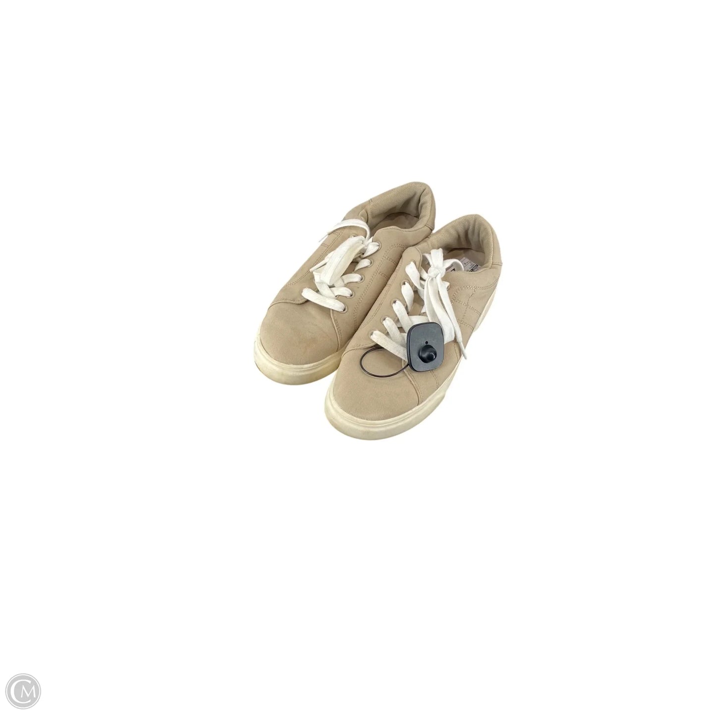 Shoes Sneakers By Mad Love In Tan, Size: 9