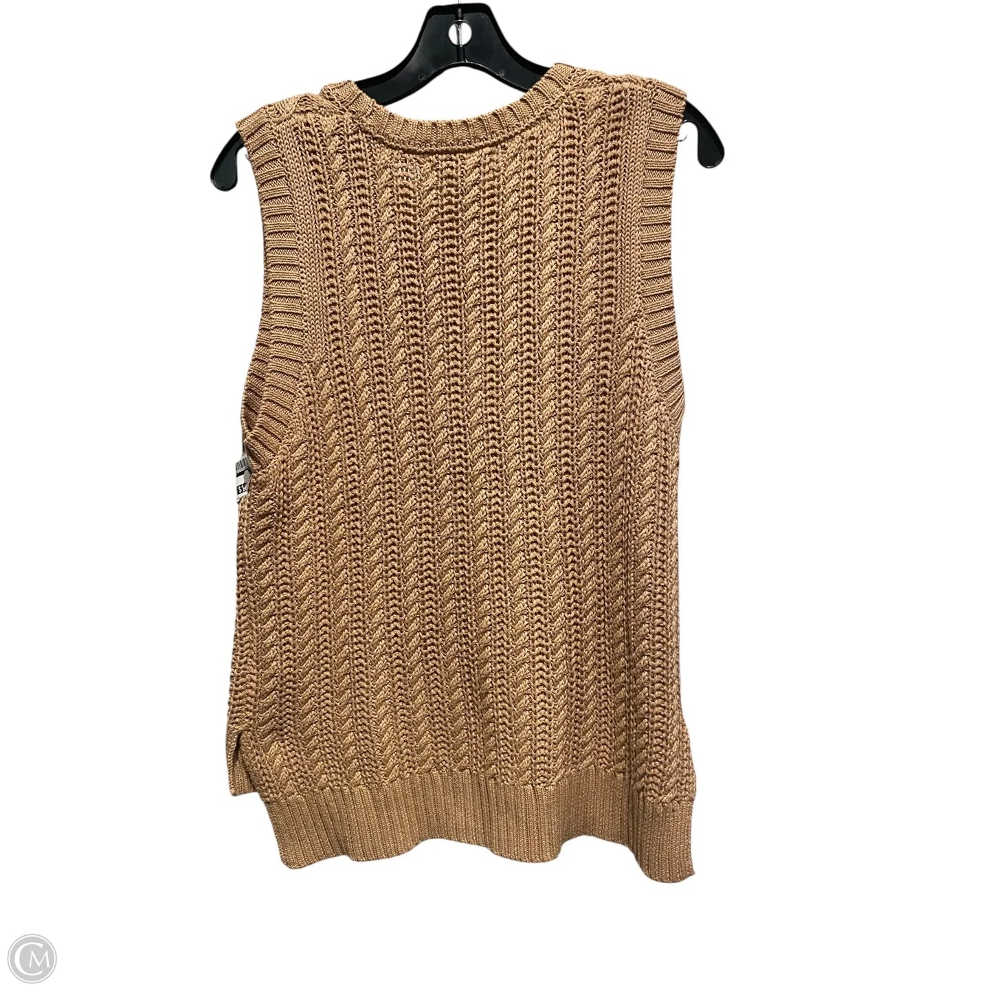 Vest Sweater By Rachel Zoe In Brown, Size: M