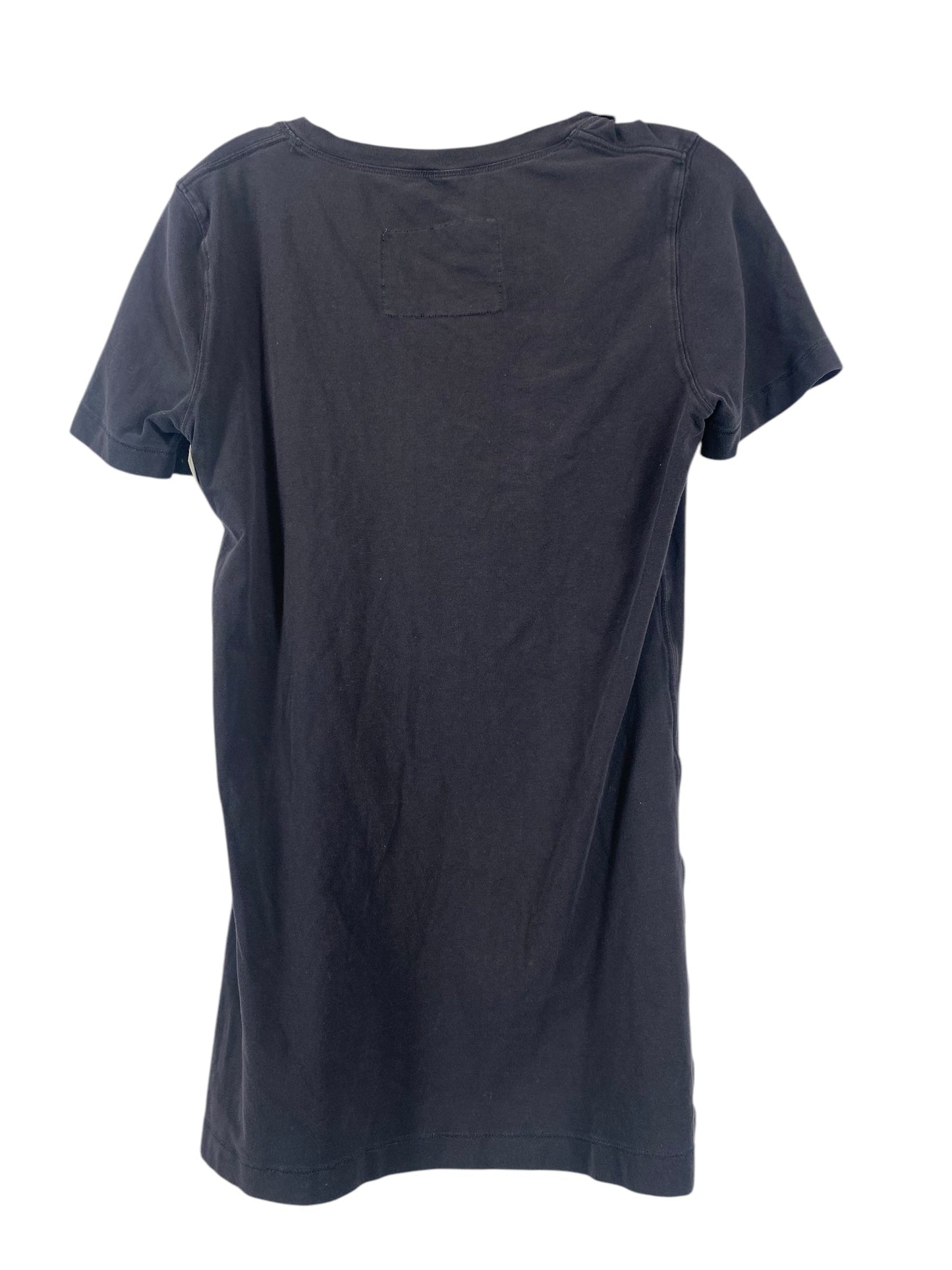 Athletic Top Short Sleeve By Lululemon In Black, Size: M