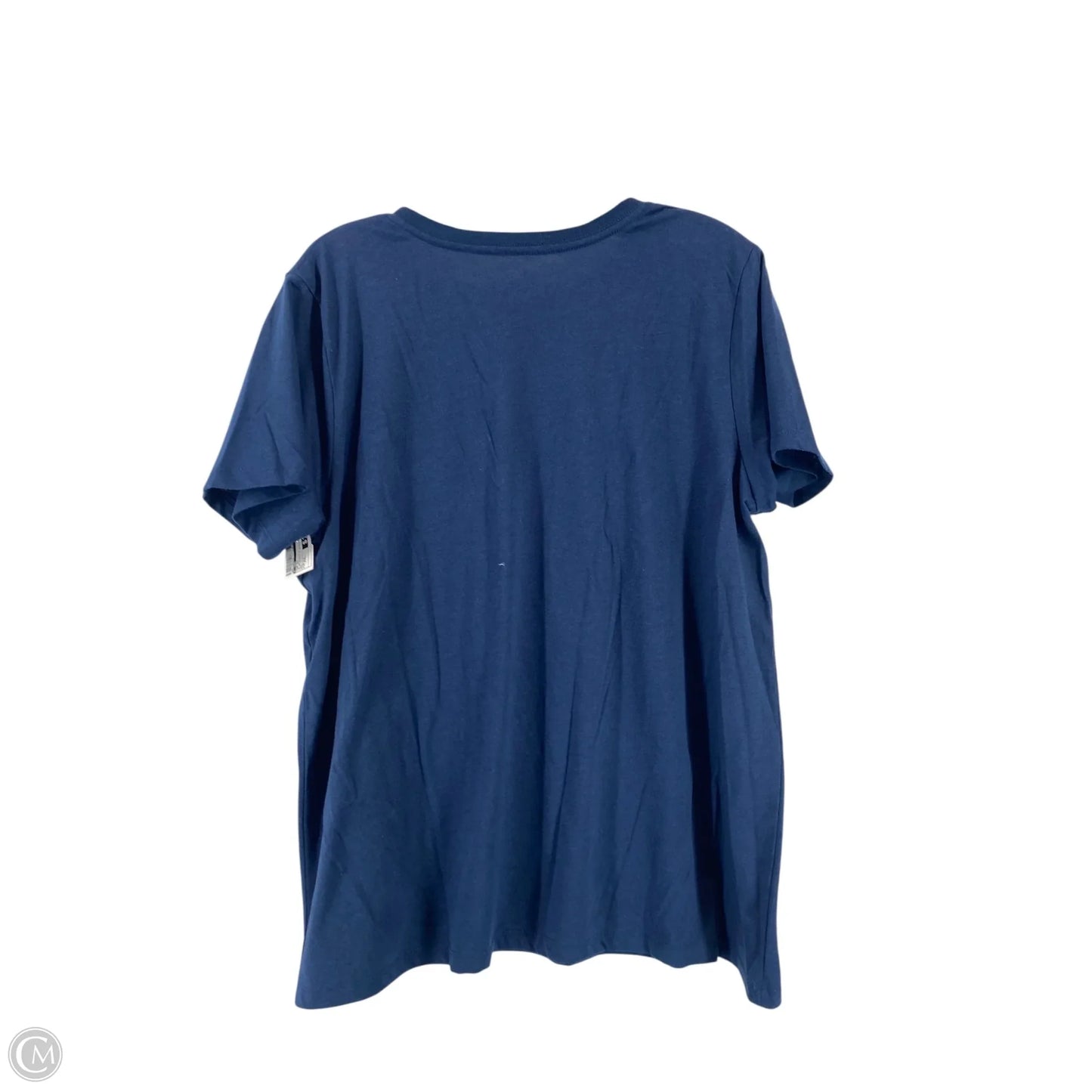 Top Short Sleeve By Cmc In Blue & Red & White, Size: Xxl