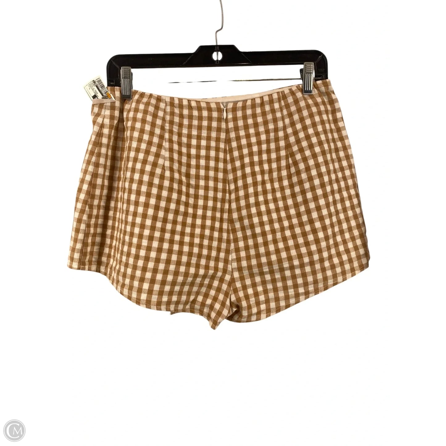 Skort By Cmb In Brown & Cream, Size: L