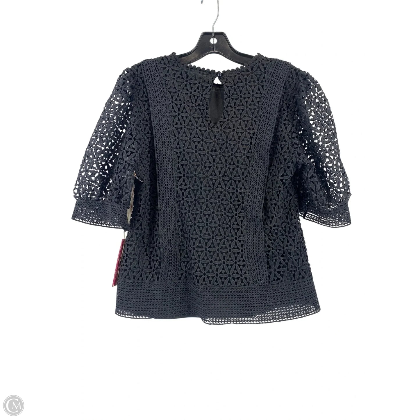 Top Short Sleeve By Pinky In Black, Size: M