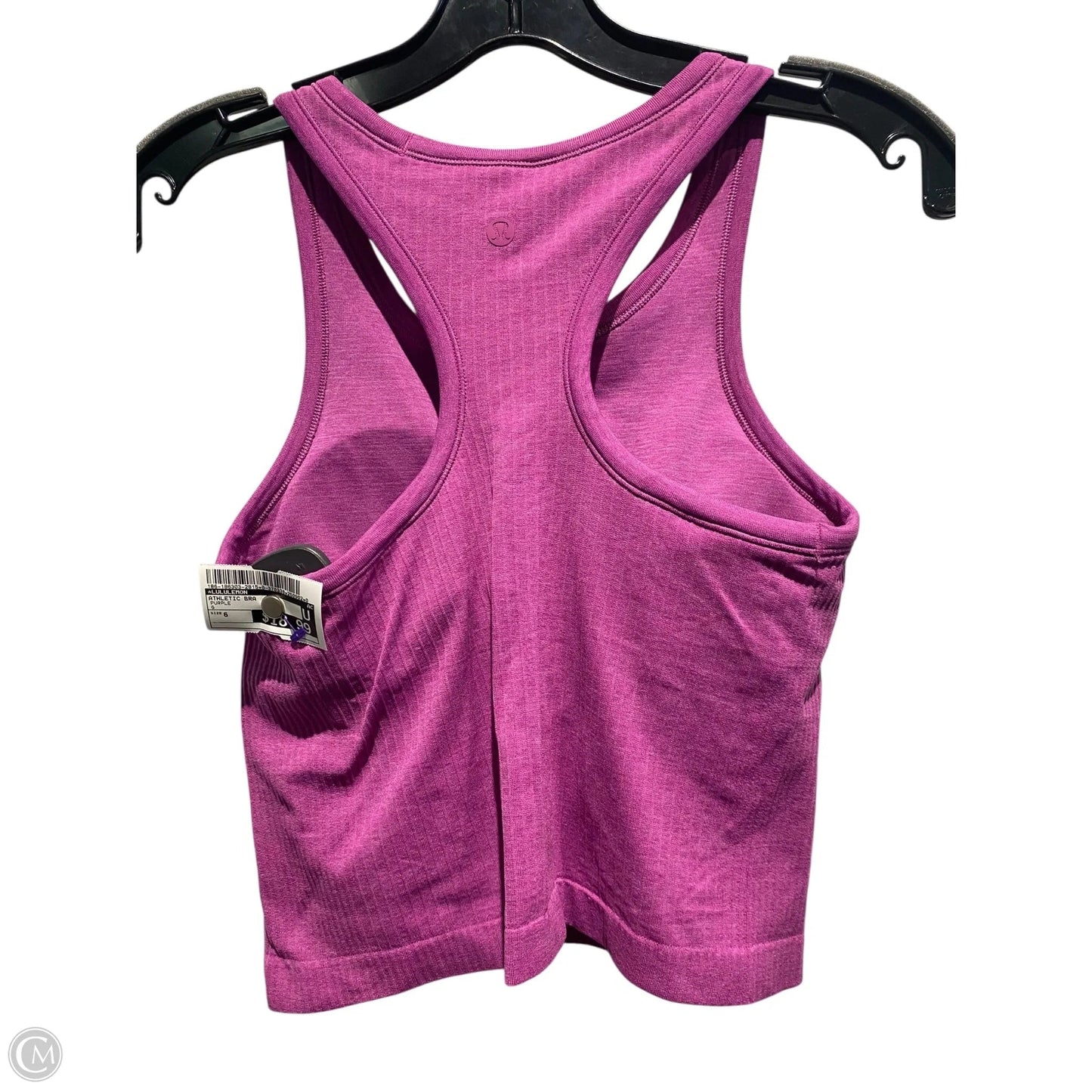 Athletic Bra By Lululemon In Purple, Size: 6