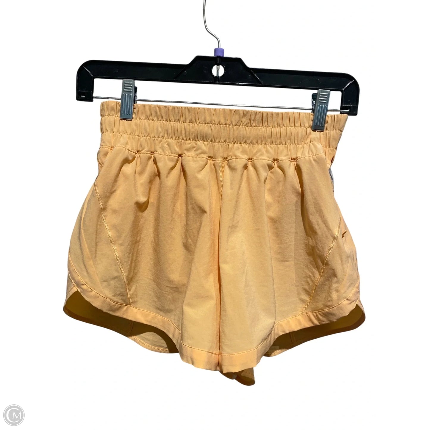 Athletic Shorts By Lululemon In Orange, Size: 6