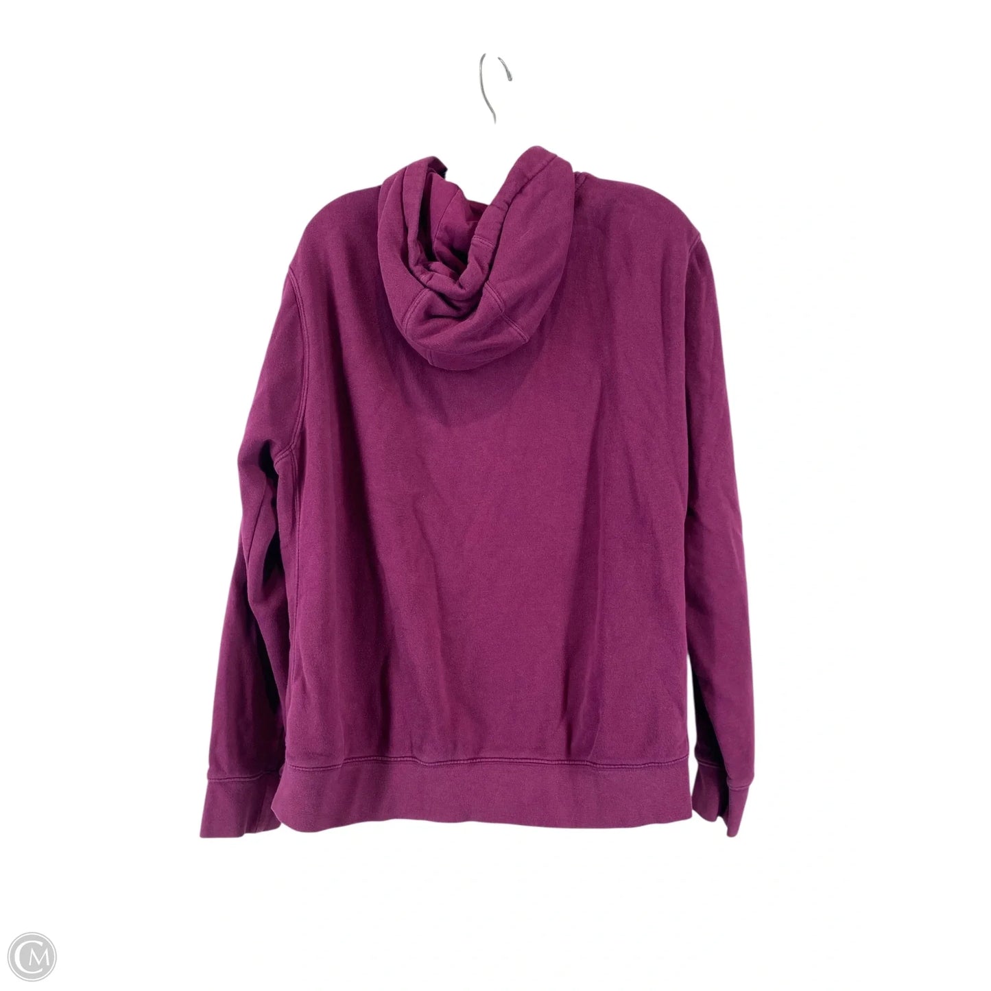 Sweatshirt Hoodie By Nike In Purple, Size: L