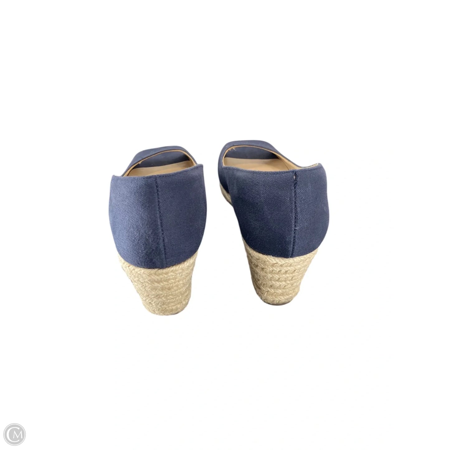 Shoes Heels Wedge By Bandolino In Blue, Size: 9