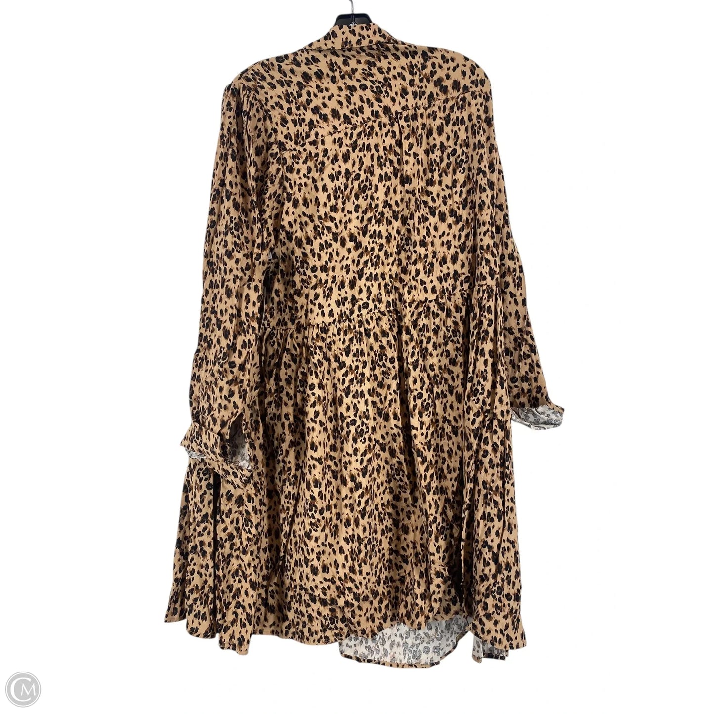 Dress Casual Maxi By Time And Tru In Animal Print, Size: Xxl