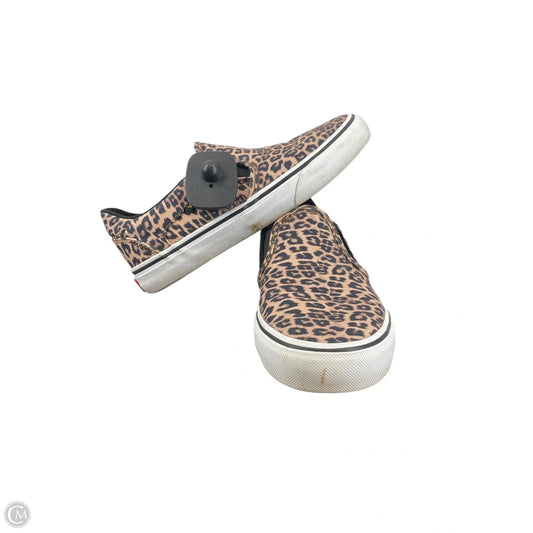Shoes Flats By Vans In Animal Print, Size: 7.5