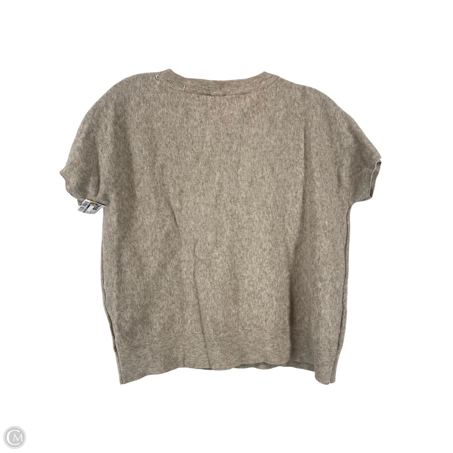 Top Short Sleeve By Cyrus Knits In Brown, Size: S