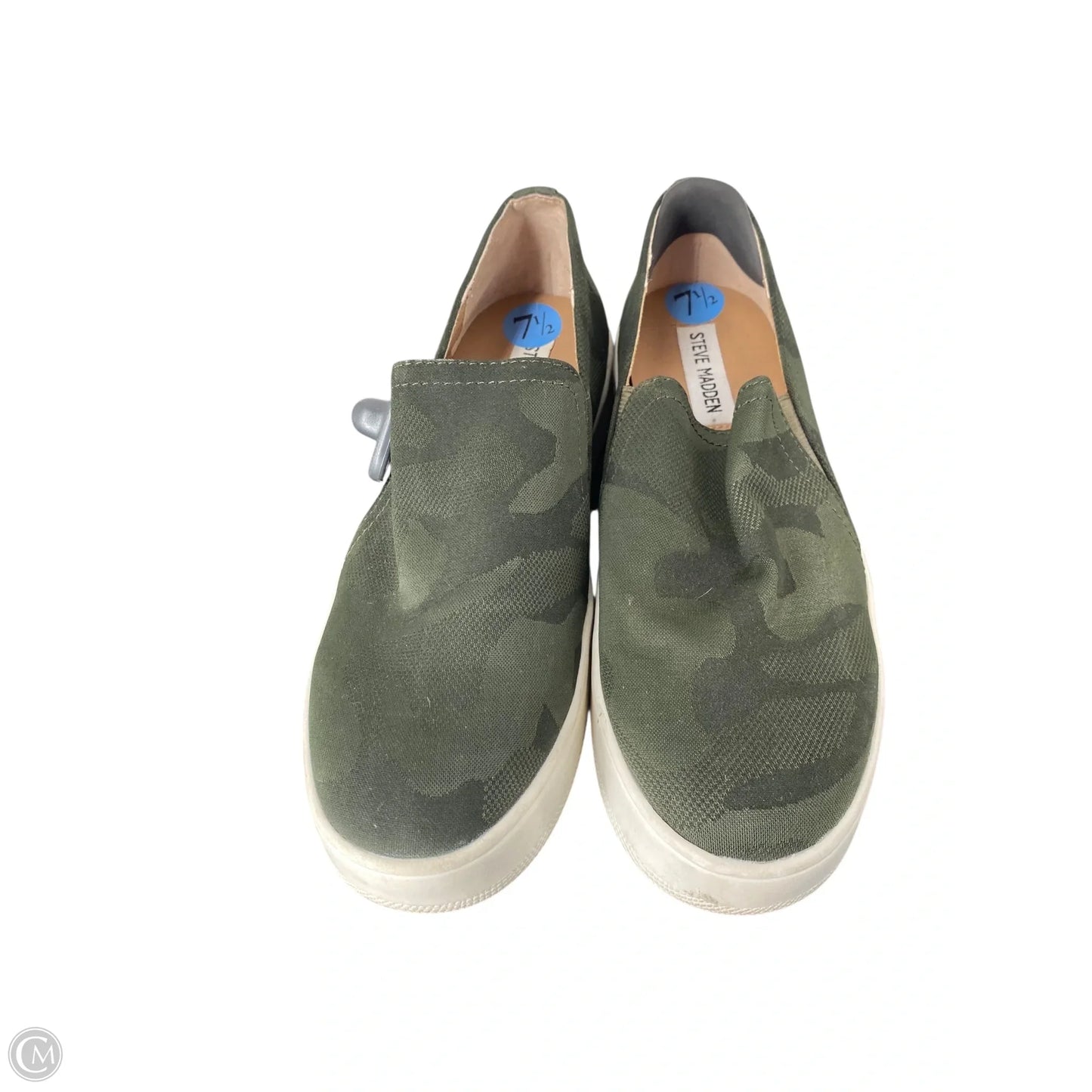Shoes Heels Block By Steve Madden In Camouflage Print, Size: 7.5