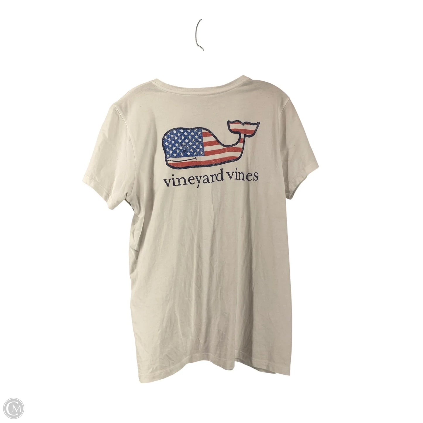 Top Short Sleeve Basic By Vineyard Vines In White, Size: L