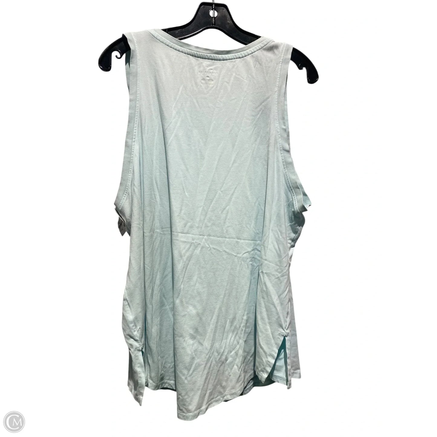 Athletic Tank Top By Nike In Teal, Size: 1x