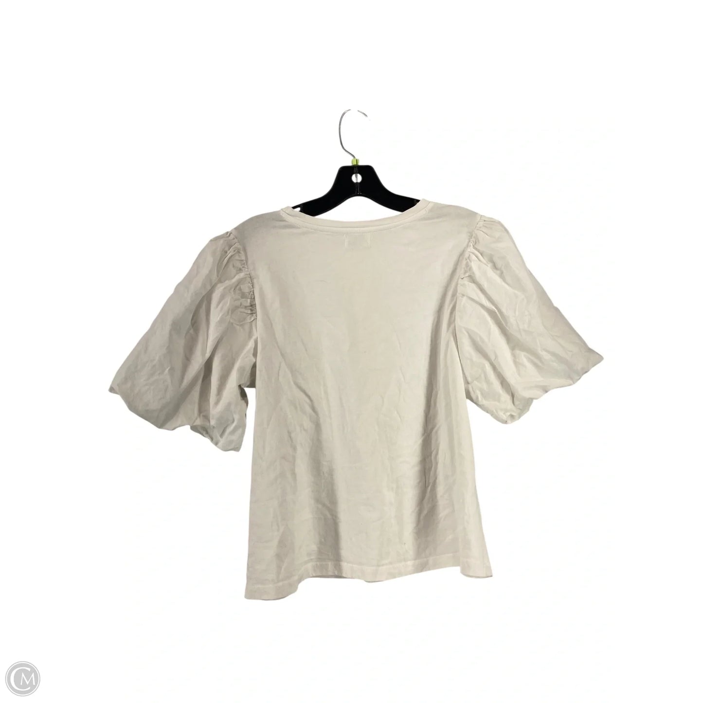 Top Short Sleeve Basic By Mudpie In White, Size: M