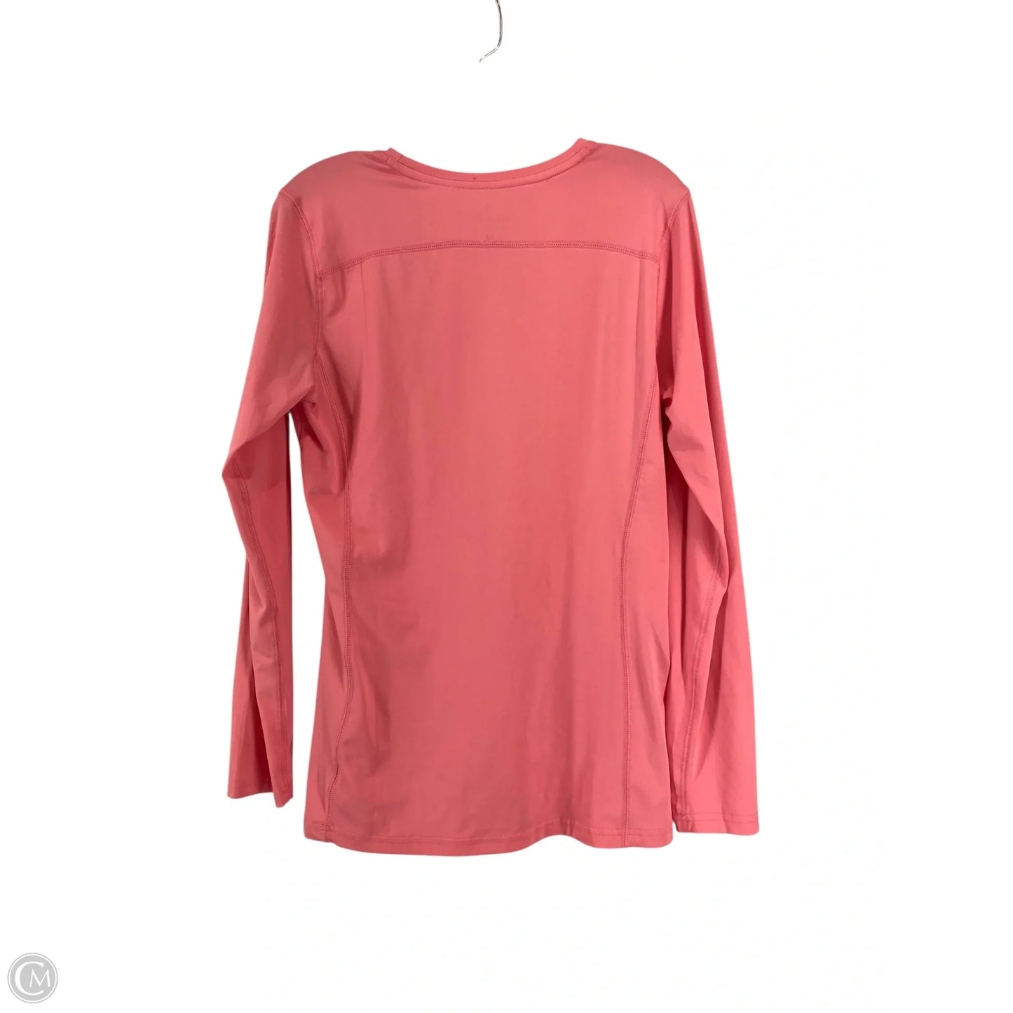 Athletic Top Long Sleeve Collar By Clothes Mentor In Pink, Size: M