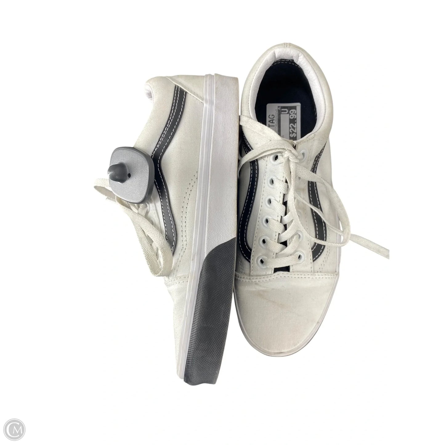 Shoes Sneakers By Vans In White, Size: 7.5