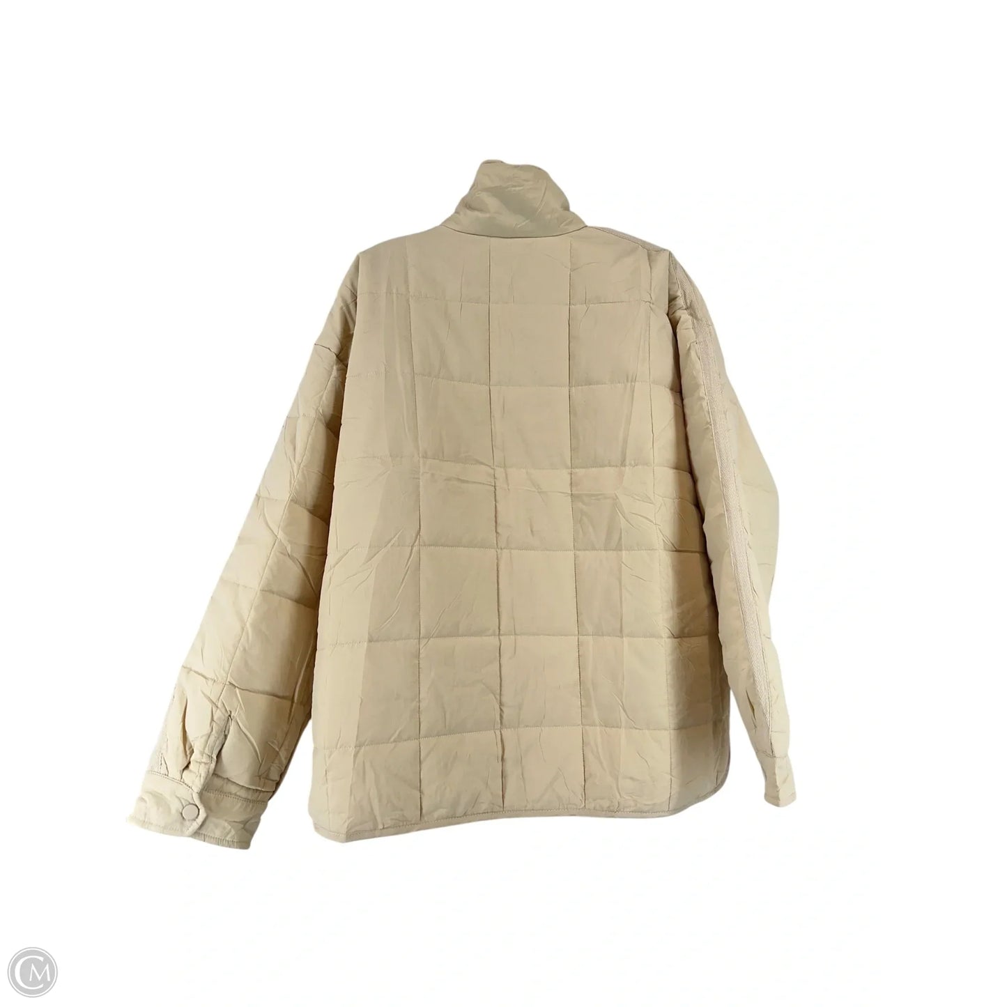 Jacket Puffer & Quilted By Clothes Mentor In Cream, Size: Xl