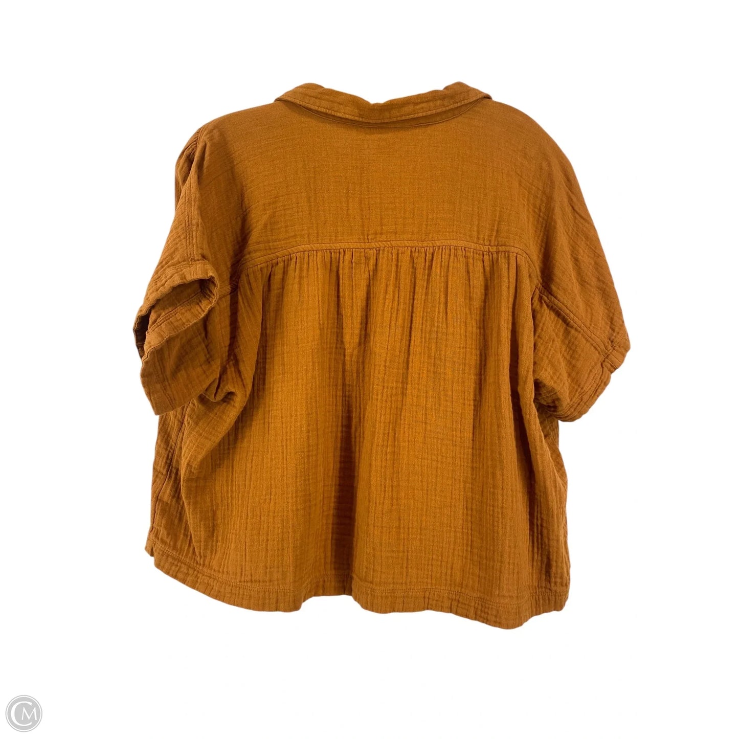 Top Short Sleeve By Old Navy In Orange, Size: M