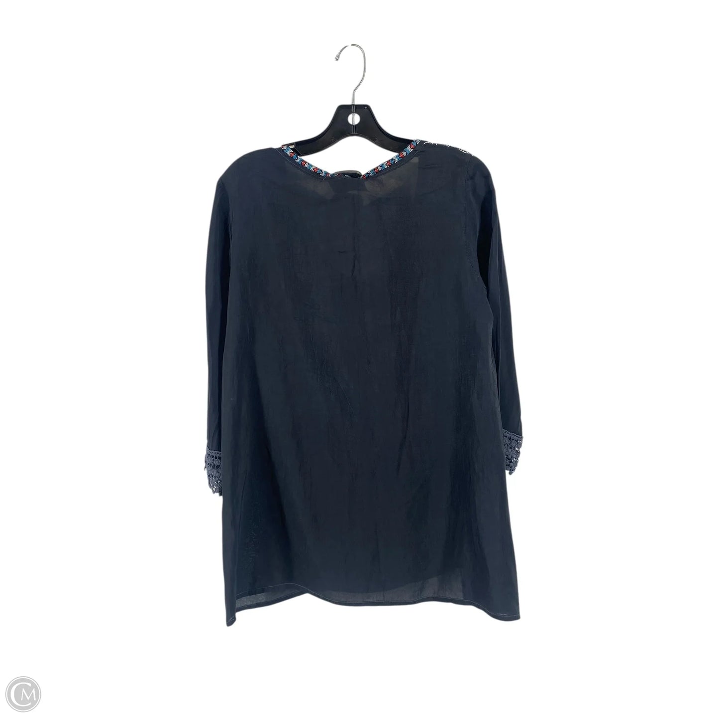 Top Long Sleeve By Johnny Was In Black, Size: Xs