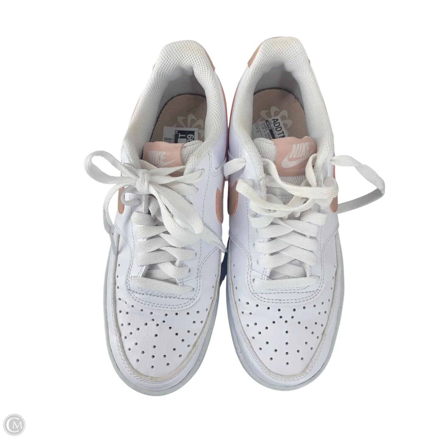 Shoes Sneakers By Nike In Pink & White, Size: 7