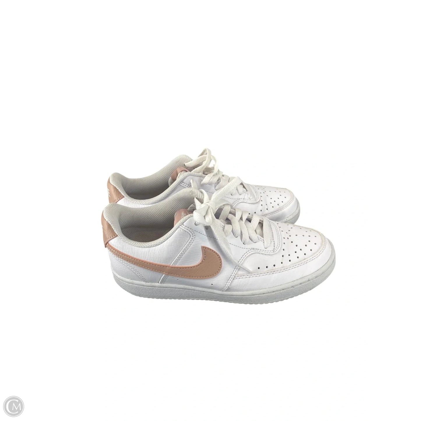 Shoes Sneakers By Nike In Pink & White, Size: 7