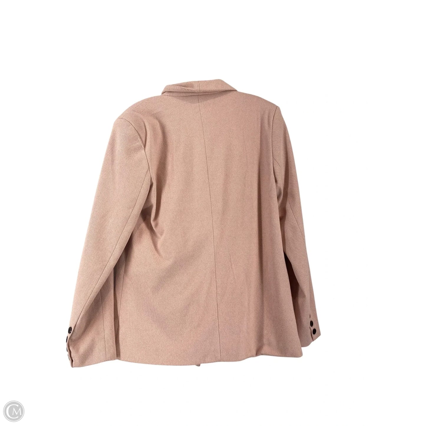 Blazer By Nicole Miller In Tan, Size: L