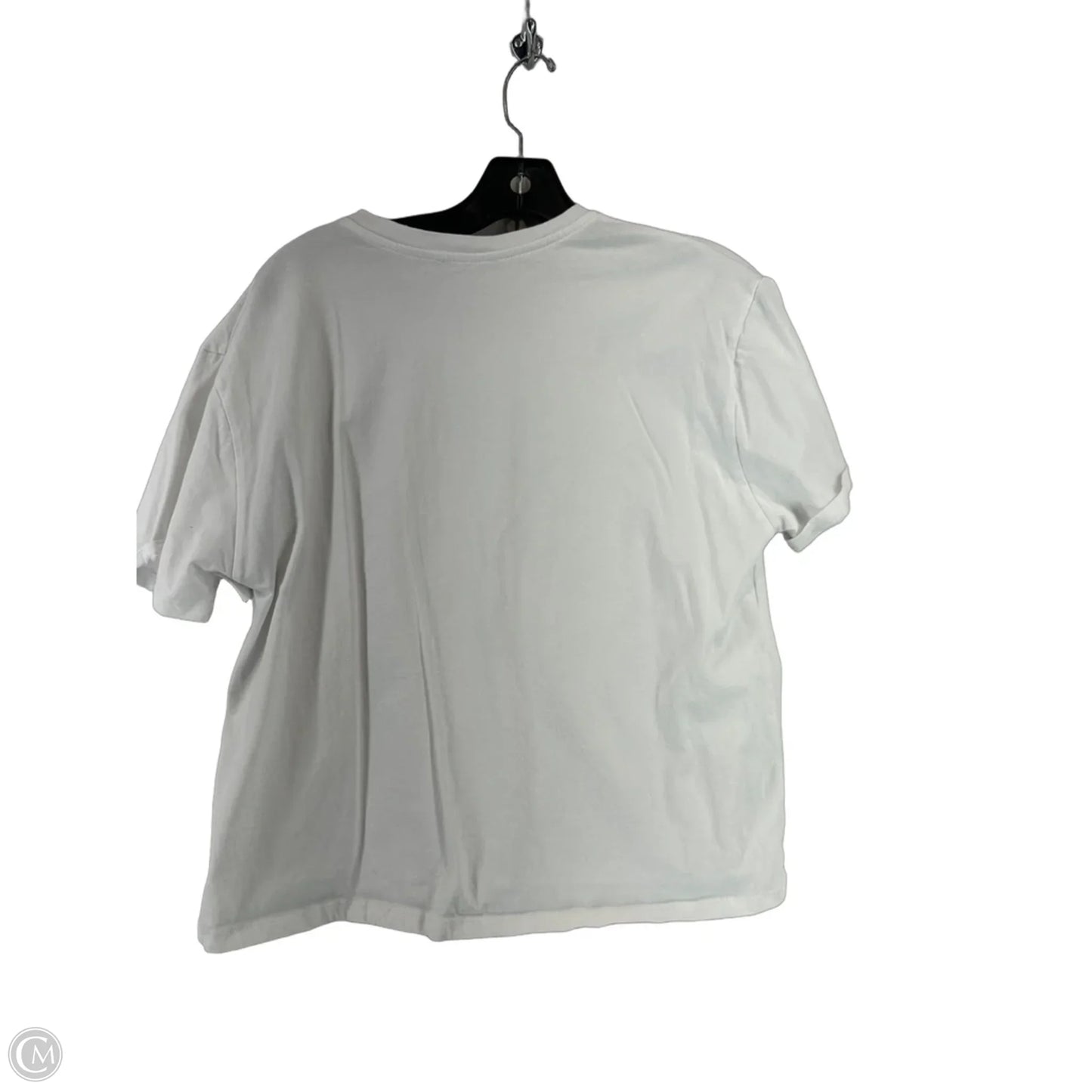 Top Short Sleeve By Zara In White, Size: S