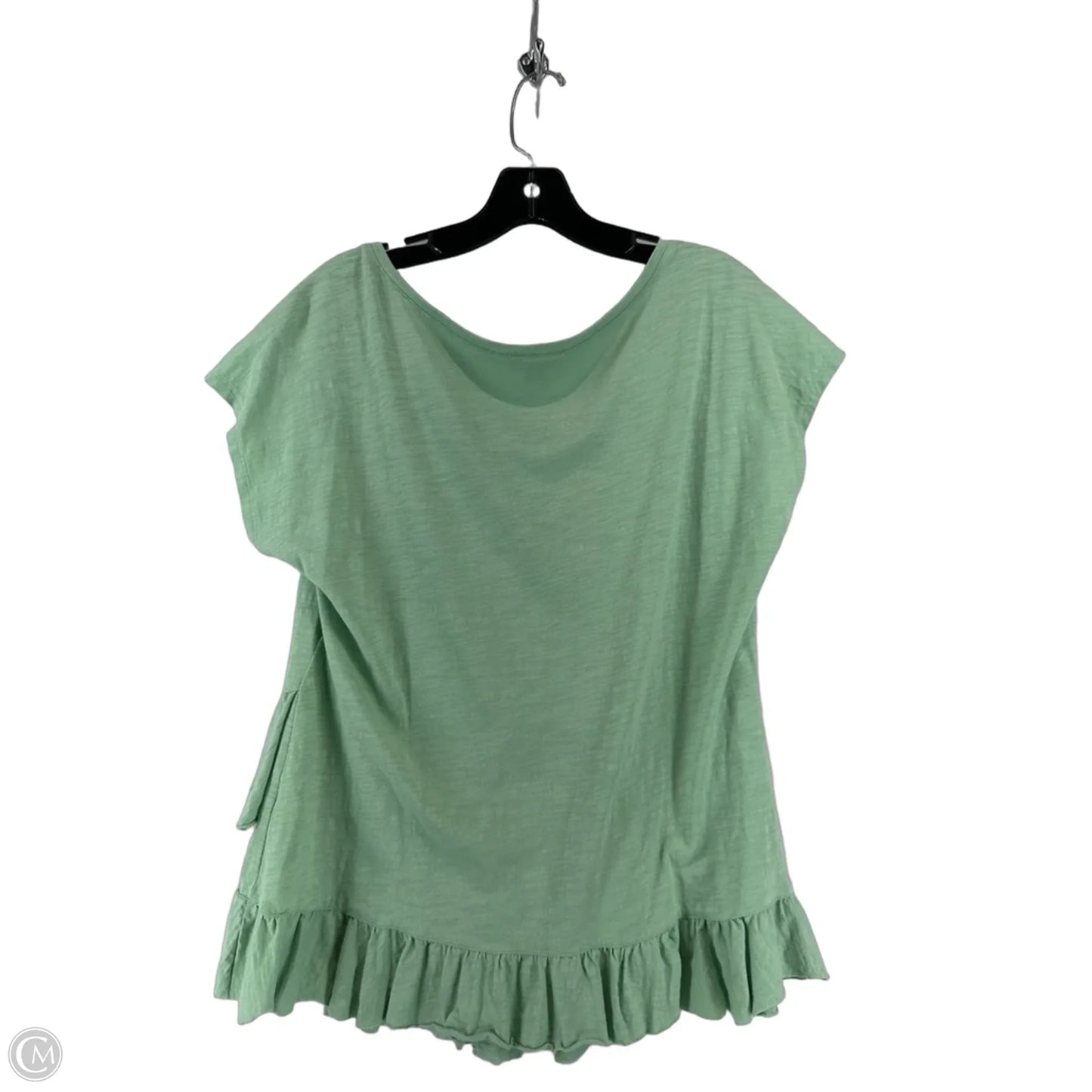 Top Short Sleeve By Sundance In Green, Size: M