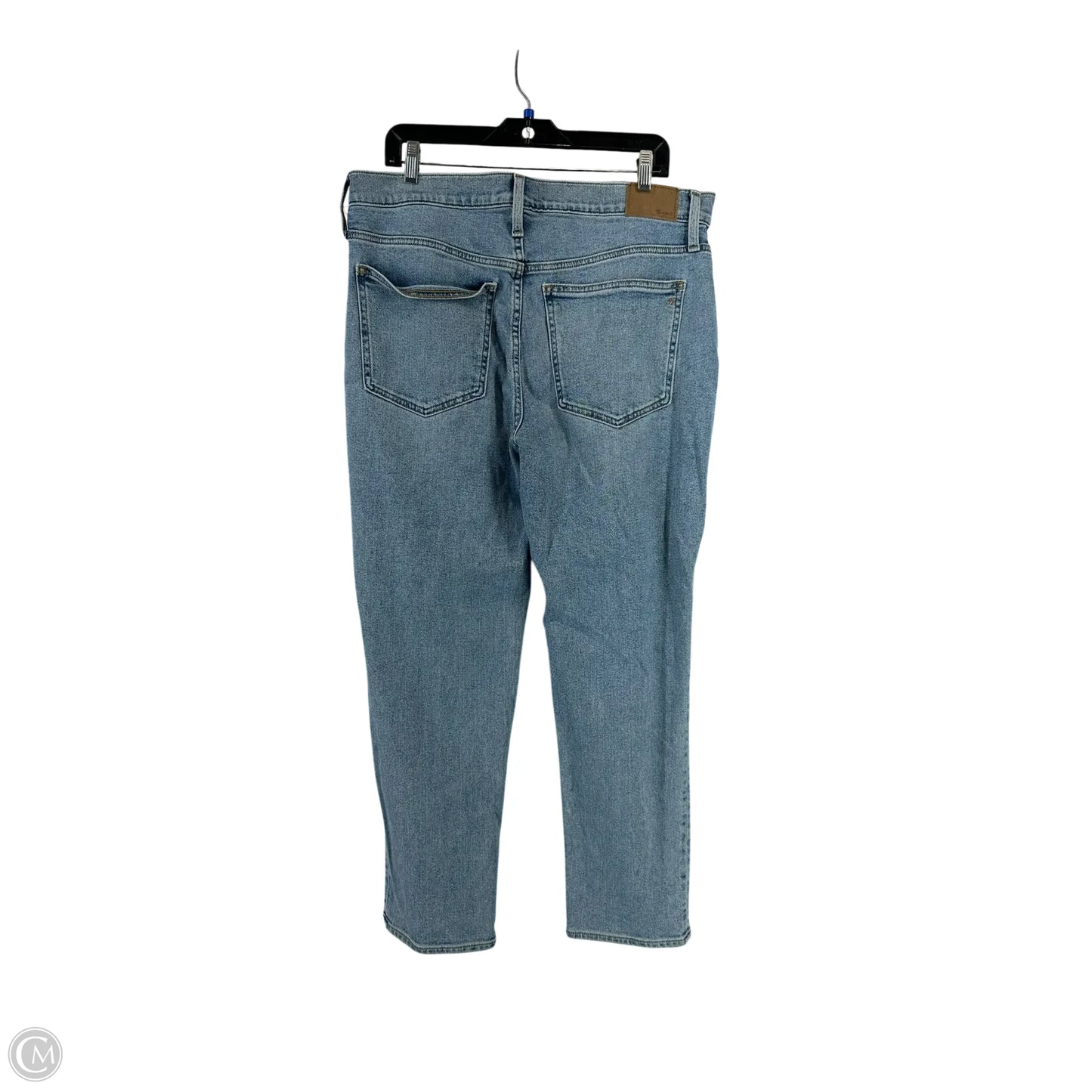 Jeans Straight By Madewell In Navy, Size: 12