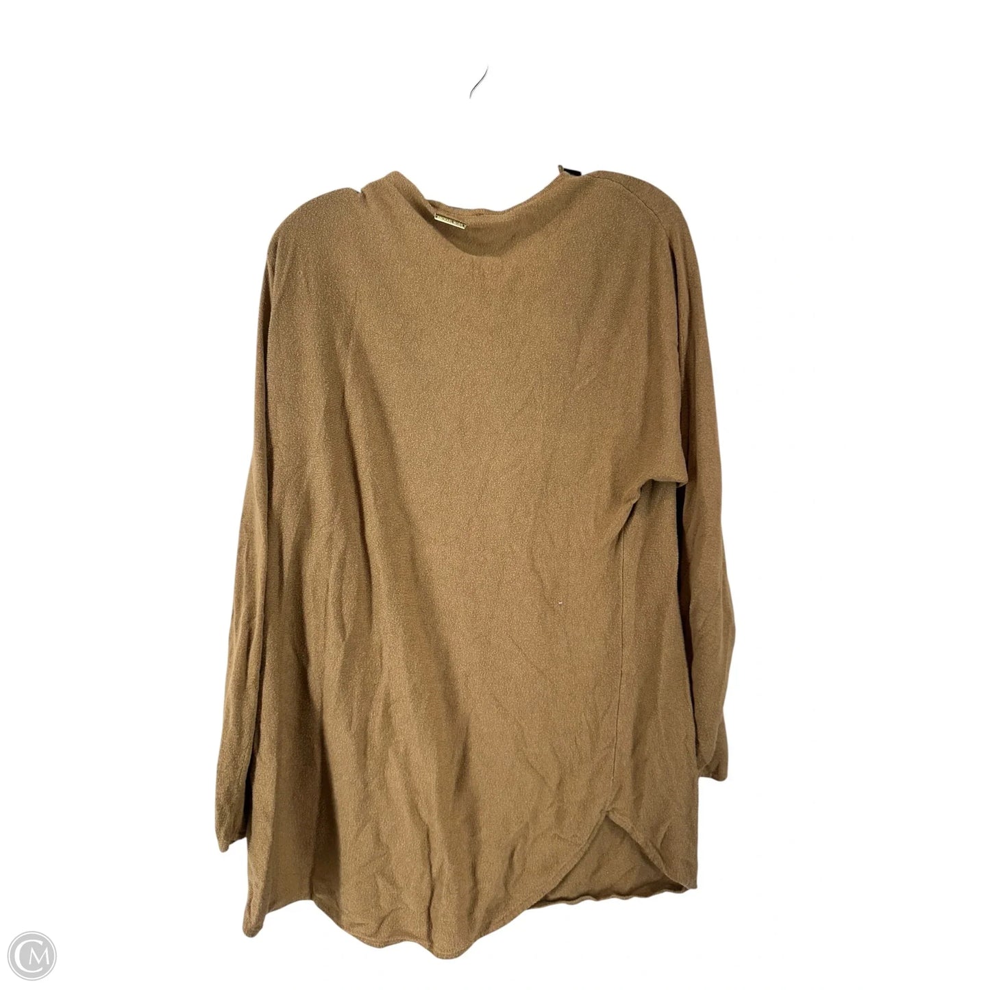 Top Long Sleeve Designer By Michael Kors In Brown, Size: L
