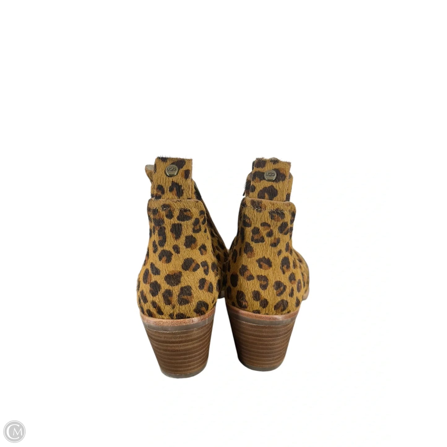 Boots Designer By Ugg In Animal Print, Size: 7