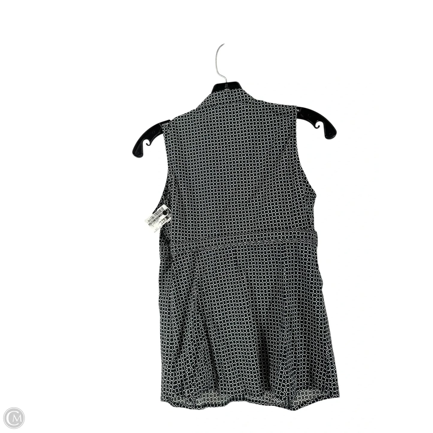 Top Sleeveless By Express Design Studio In Black & White, Size: Xs
