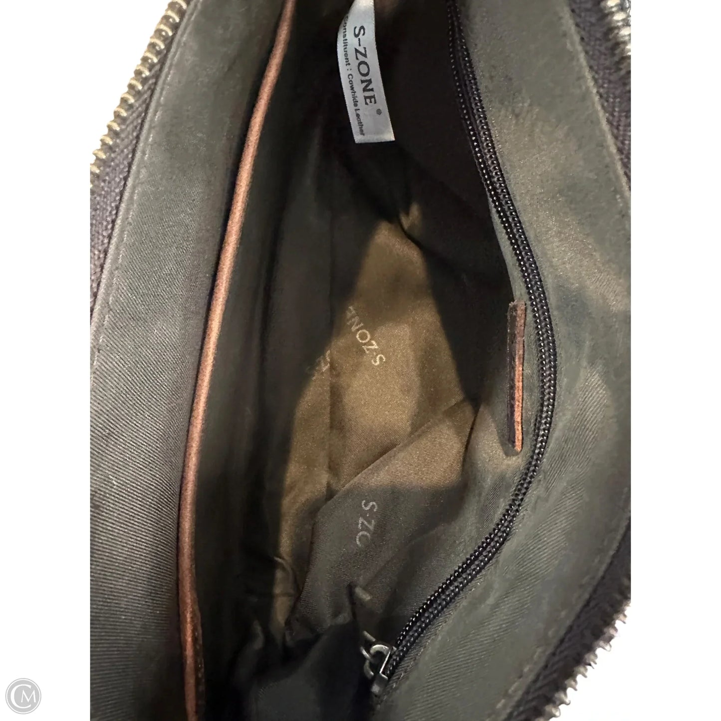 Crossbody Leather By Clothes Mentor, Size: Medium