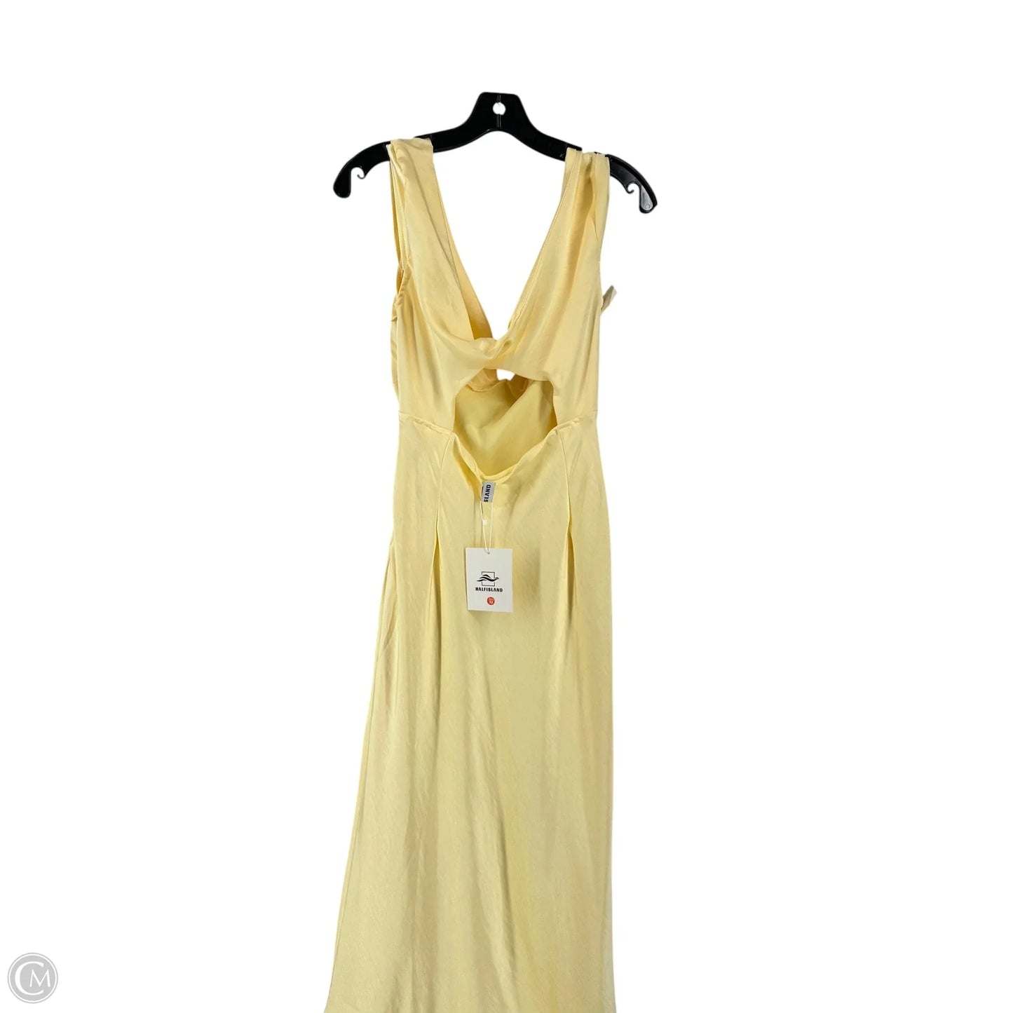 Dress Party Long By Clothes Mentor In Yellow, Size: M