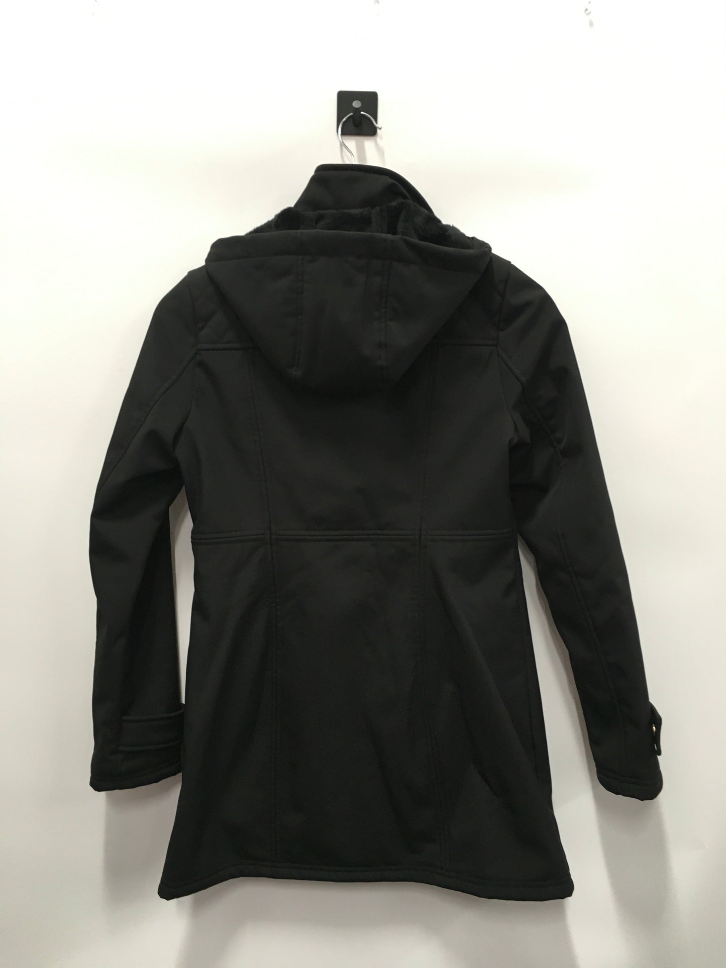 Black Coat Puffer & Quilted Michael By Michael Kors, Size Petite Xs