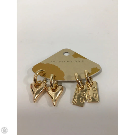 Earrings Dangle/drop By Anthropologie, Size: 02 Piece Set