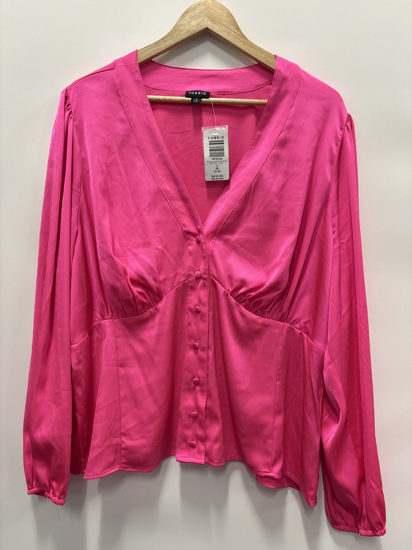 Top Long Sleeve By Torrid Size: 3x