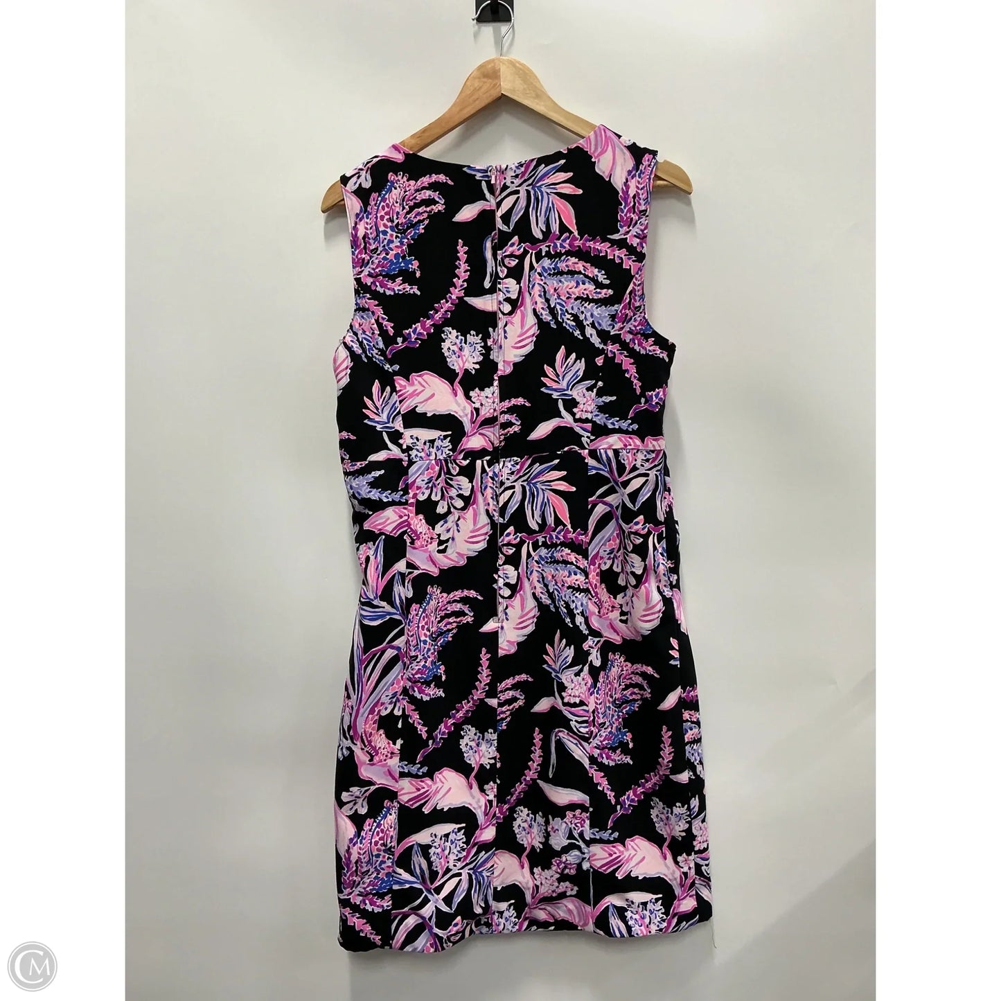 Dress Designer By Lilly Pulitzer In Black & Purple, Size: 12