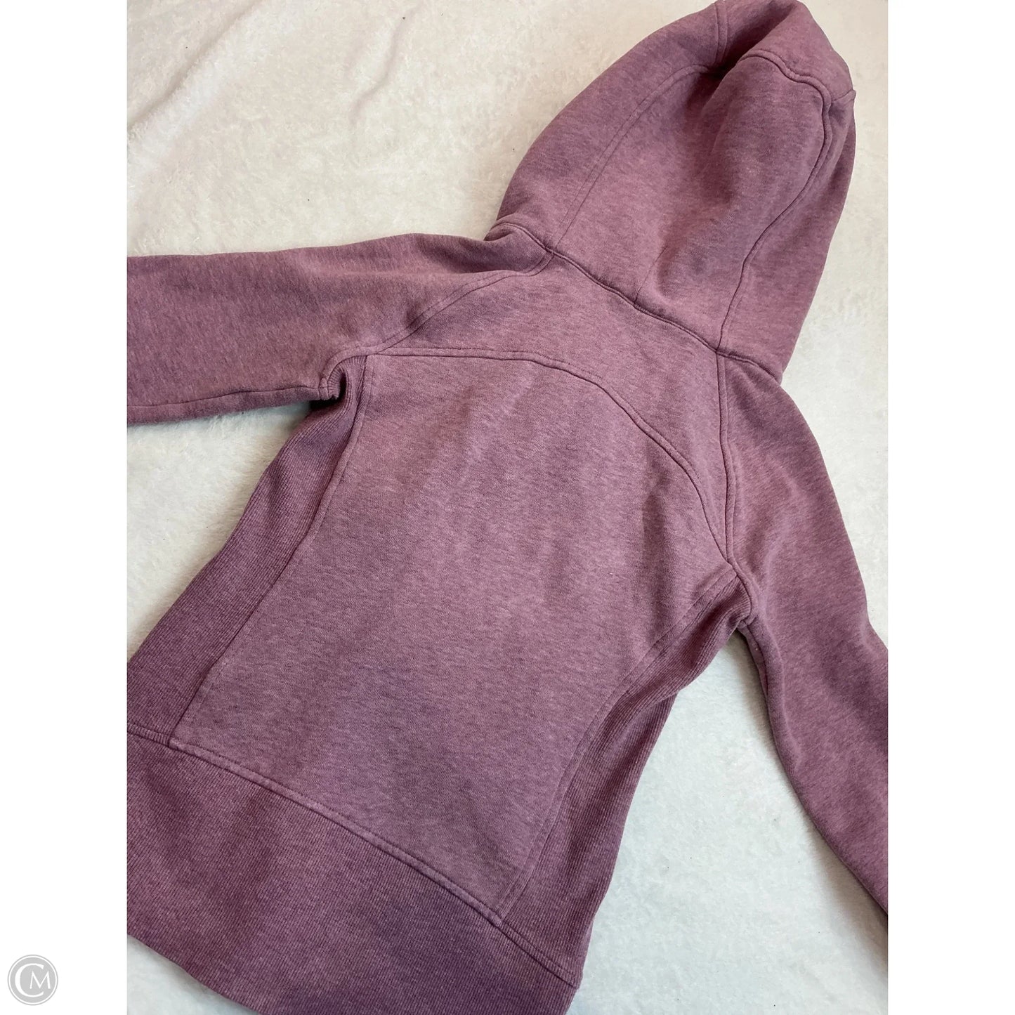 Athletic Sweatshirt Hoodie By Lululemon In Purple, Size: 0