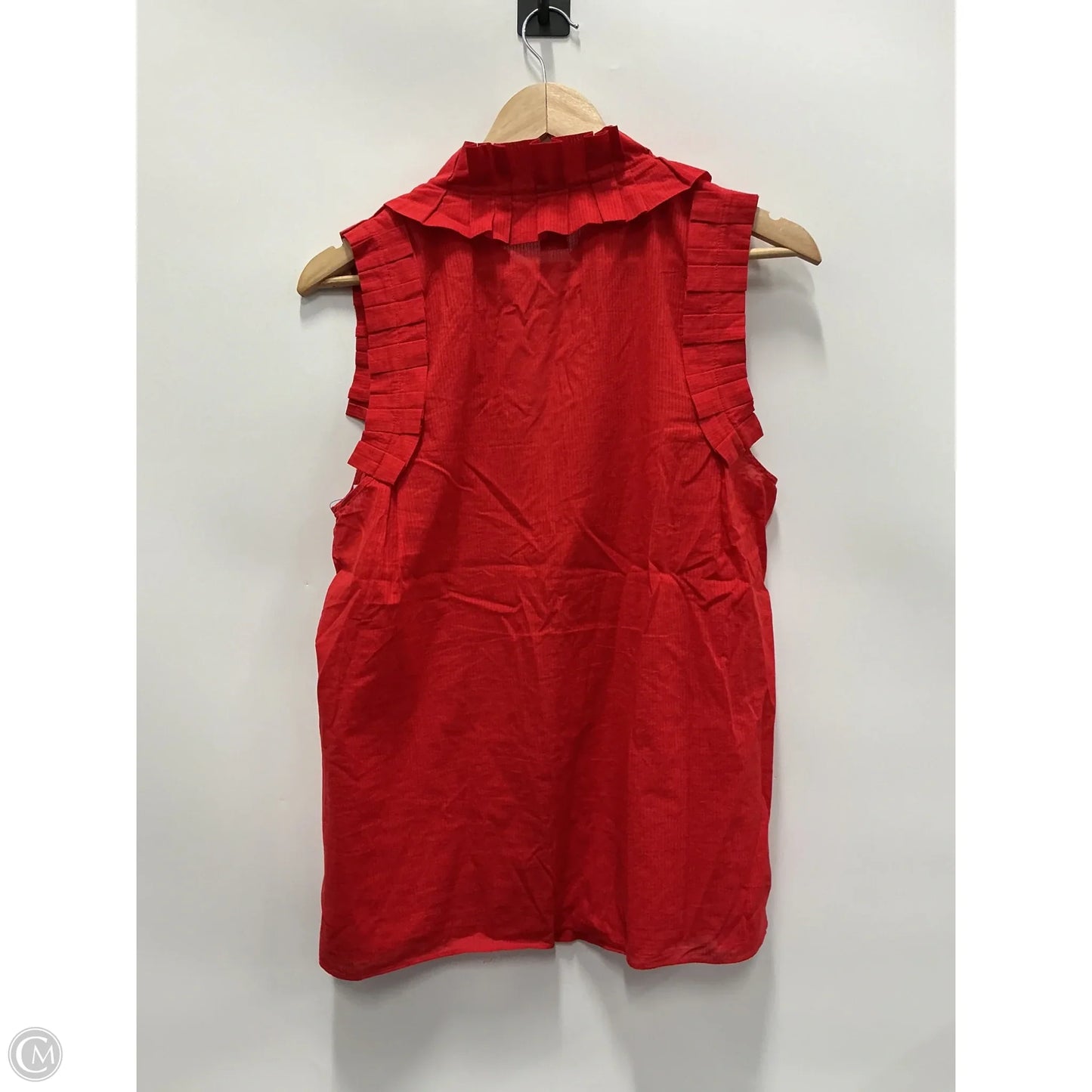 Top Sleeveless Designer By Marc By Marc Jacobs In Red, Size: L