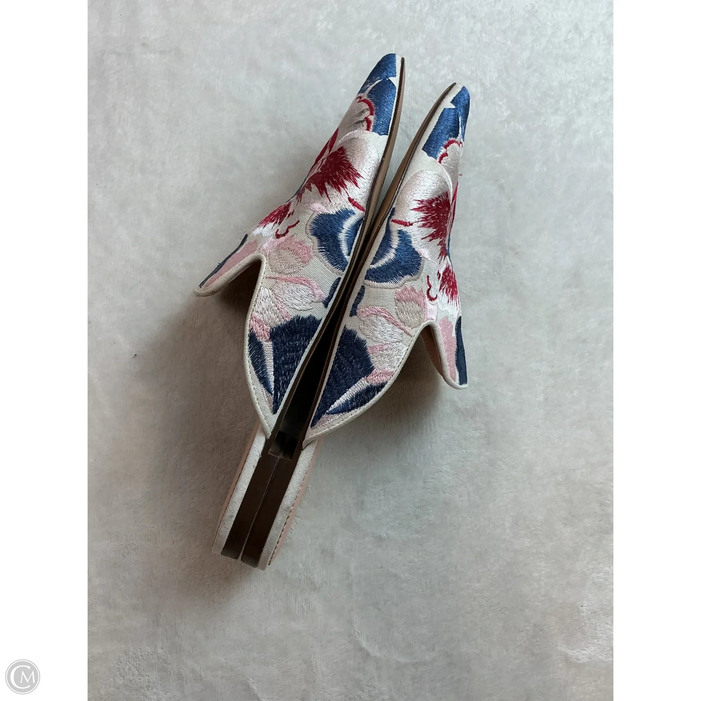 Shoes Flats By J. Crew In Brown & Red, Size: 9