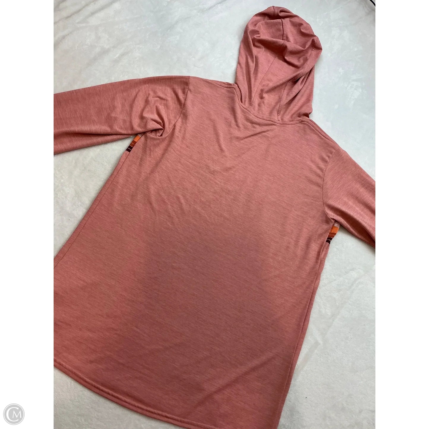 Athletic Top Long Sleeve Hoodie By Patagonia In Pink, Size: S