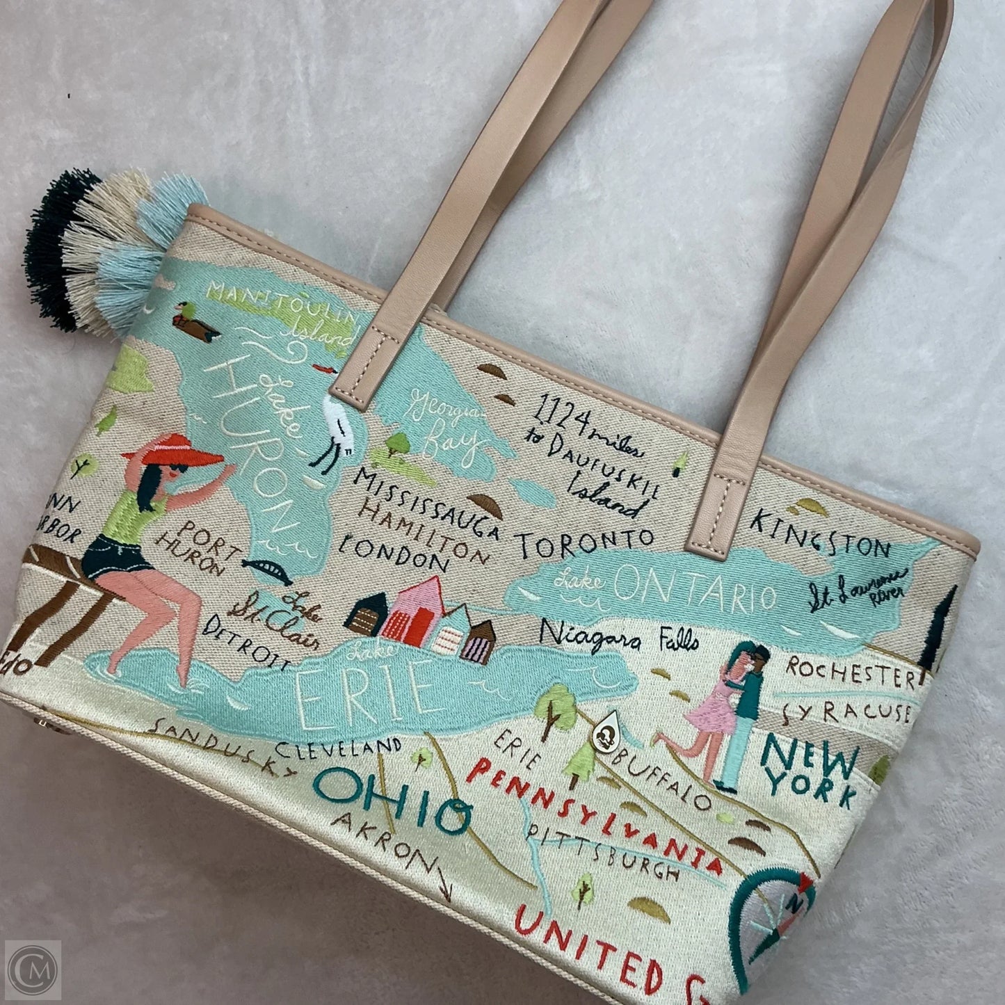 Handbag By Spartina, Size: Medium