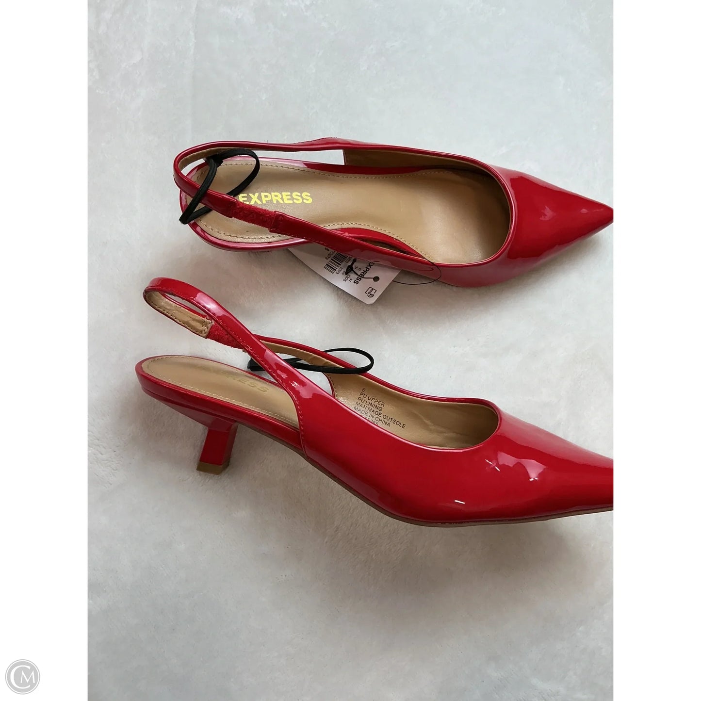 Shoes Heels Stiletto By Express In Red, Size: 6