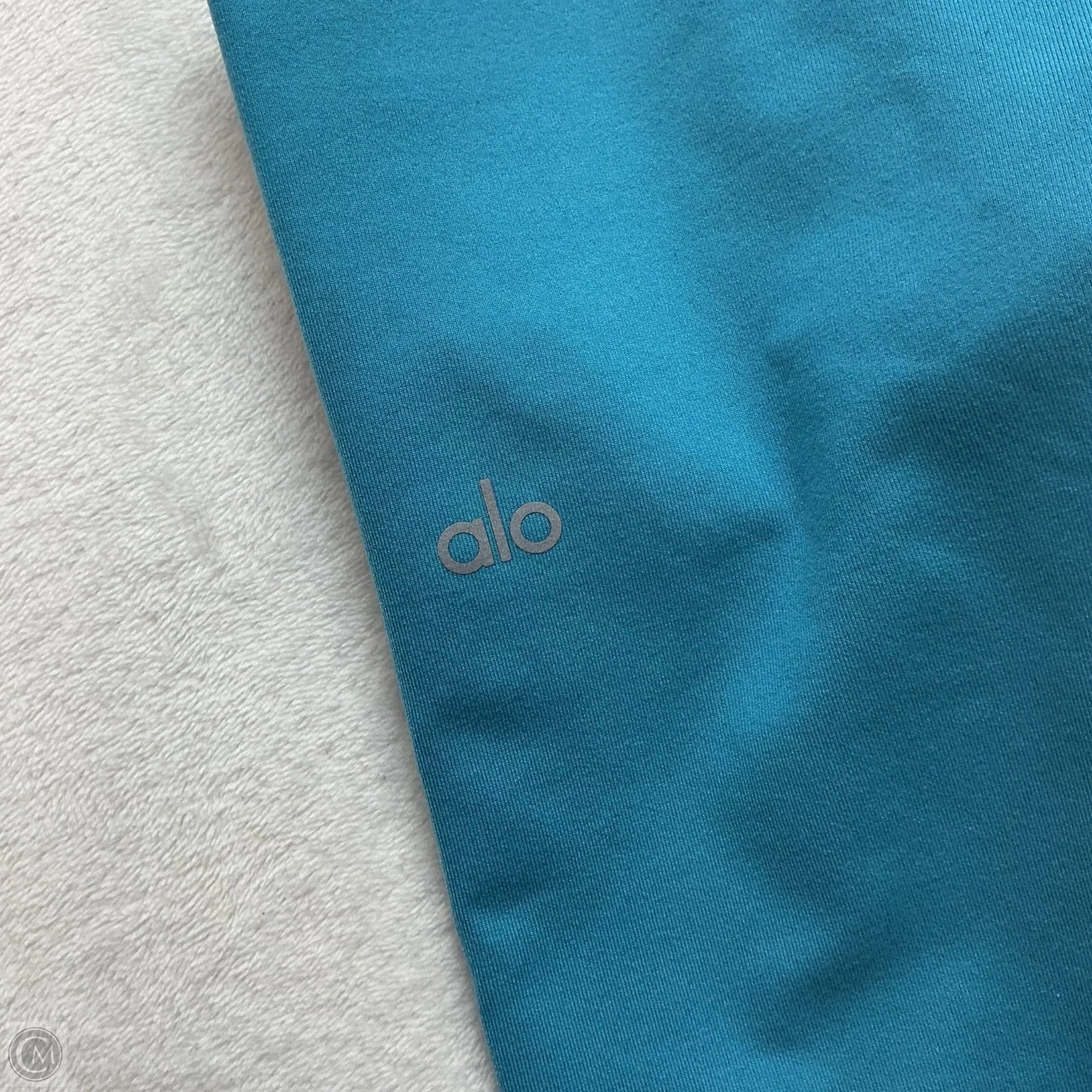 Athletic Leggings By Alo In Blue, Size: M