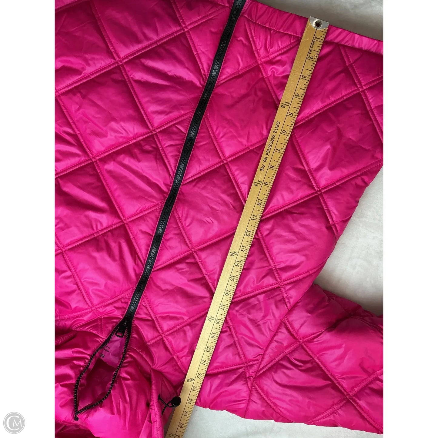 Jacket Puffer & Quilted By Kenneth Cole In Pink, Size: M