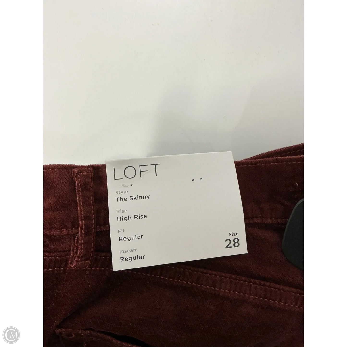 Pants Corduroy By Loft In Red, Size: 6