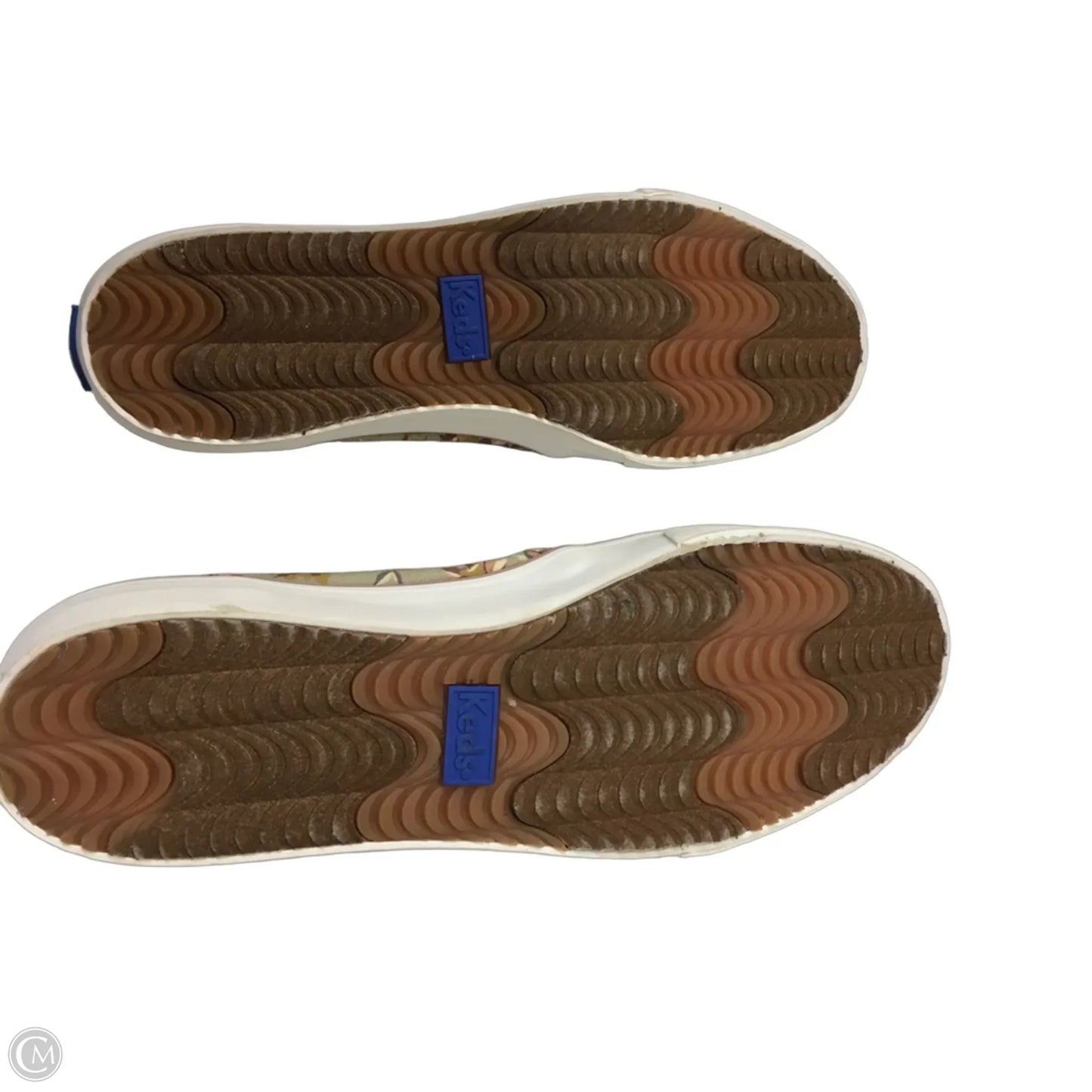 Shoes Flats By Keds In Green & Pink, Size: 10